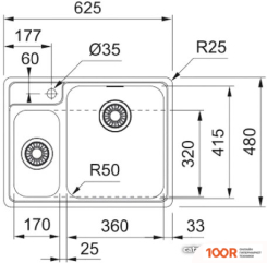 Кухонная мойка Franke BCX 260 TL (132200)