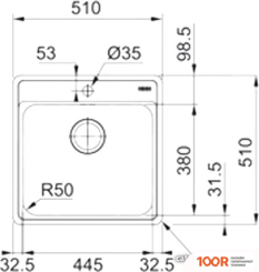 Кухонная мойка Franke BCX 210-51 TL (132199)