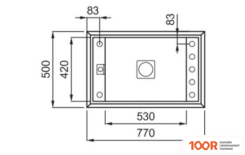 Кухонная мойка Elleci VALUE 130 G40 NERO (132013)