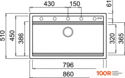 Кухонная мойка Elleci BEST 360 ALUMINIUM M79 (131901)