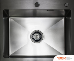 Кухонная мойка Blantek LS-5848B NANO BLACK (131651)
