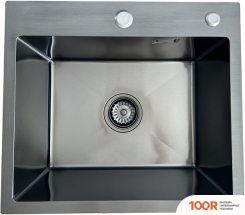 Кухонная мойка Blantek LS-5050B NANO BLACK (131639)