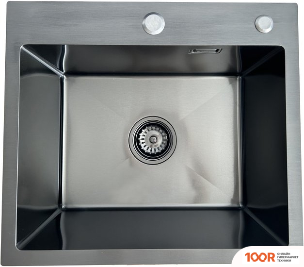 Кухонная мойка Blantek LS-5044B NANO BLACK (131631)