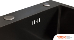 Кухонная мойка Blantek FS-5848B NANO BLACK ECO (+501F40-B) (131627)