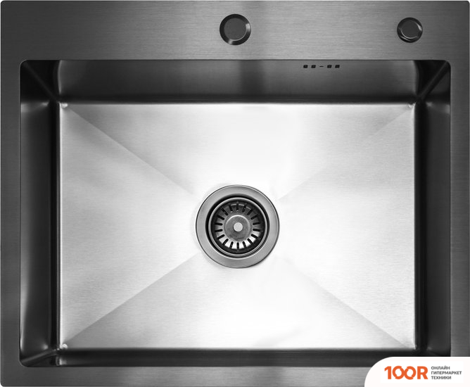 Кухонная мойка Blantek FS-5848B NANO BLACK ECO (+501F40-B) (131627)