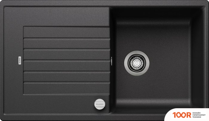 Кухонная мойка Blanco ZIA 5 S 520502 (АНТРАЦИТ, КЛАПАН-АВТОМАТ) (131578)