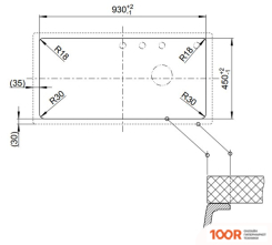 Кухонная мойка Blanco ZENAR XL 6 S 523971 (ПРАВАЯ, СЕРЫЙ БЕЖ) (131488)