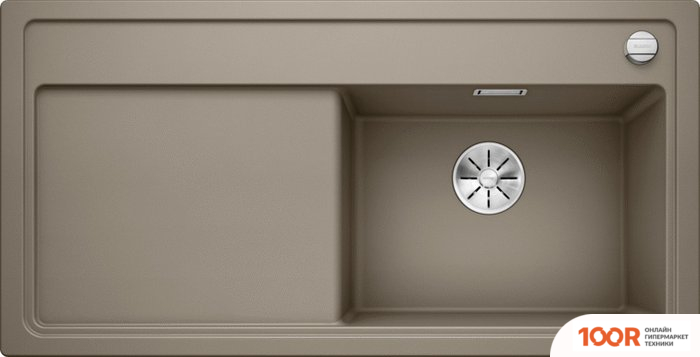 Кухонная мойка Blanco ZENAR XL 6 S 523971 (ПРАВАЯ, СЕРЫЙ БЕЖ) (131488)
