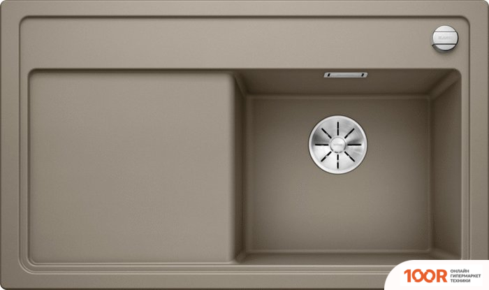 Кухонная мойка Blanco ZENAR 45 S 523796 (ПРАВАЯ, СЕРЫЙ БЕЖ) (131436)