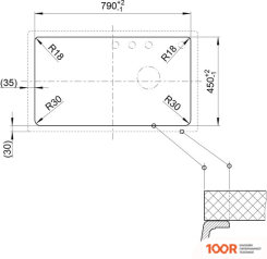 Кухонная мойка Blanco ZENAR 45 S 523796 (ПРАВАЯ, СЕРЫЙ БЕЖ) (131436)
