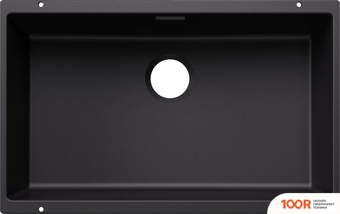 Кухонная мойка Blanco SUBLINE 700-U COLOURED COMPONENTS 527802 (ЧЕРНЫЙ) (131367)