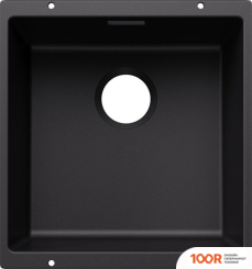 Кухонная мойка Blanco SUBLINE 400-U COLOURED COMPONENTS 527786 (ЧЕРНЫЙ) (131330)