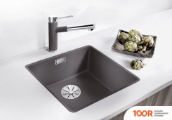 Кухонная мойка Blanco SUBLINE 400-F 527348 (ВУЛКАНИЧЕСКИЙ СЕРЫЙ) (131326)