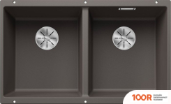 Кухонная мойка Blanco SUBLINE 350/350-U 527347 (ВУЛКАНИЧЕСКИЙ СЕРЫЙ) (131321)