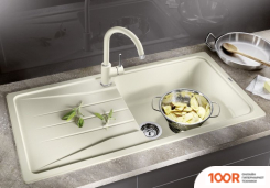 Кухонная мойка Blanco SONA XL 6 S 527341 (ВУЛКАНИЧЕСКИЙ СЕРЫЙ) (131302)