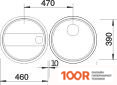 Кухонная мойка Blanco RONDO SET 513310 (131249)