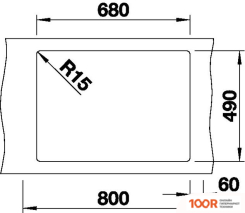 Кухонная мойка Blanco PLEON 8 COLOURED COMPONENTS 527785 (ТРЮФЕЛЬ) (131235)