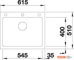 Кухонная мойка Blanco PLEON 6 523695 (КОФЕ) (131197)