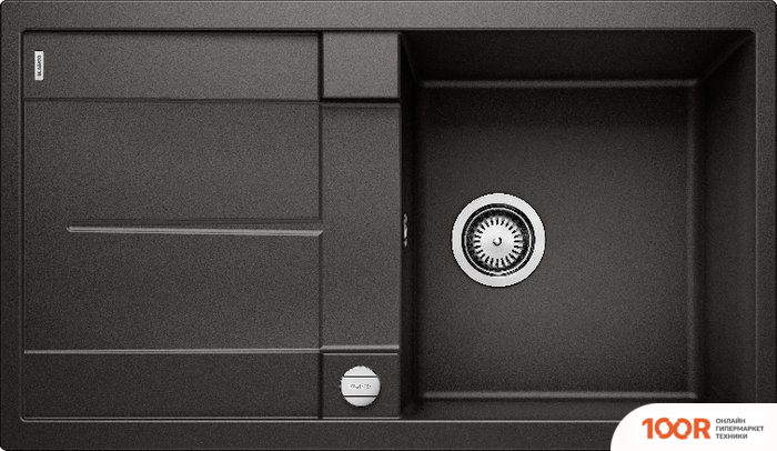 Кухонная мойка Blanco METRA 5 S 525918 (ЧЕРНЫЙ) (131081)
