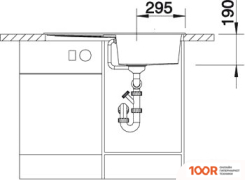 Кухонная мойка Blanco METRA 5 S 525918 (ЧЕРНЫЙ) (131081)