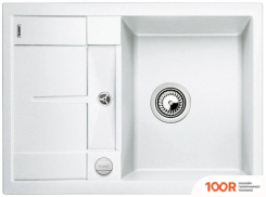 Кухонная мойка Blanco METRA 45 S COMPACT 527102 (МЯГКИЙ БЕЛЫЙ) (131070)