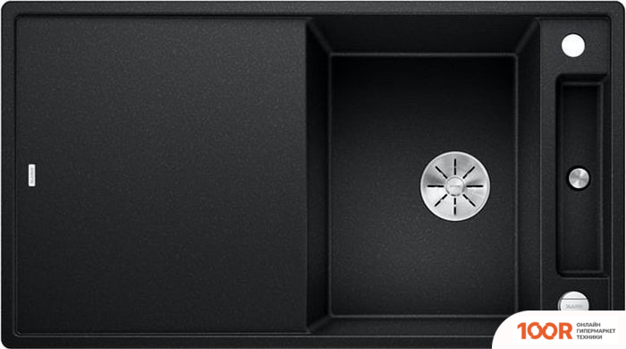 Кухонная мойка Blanco AXIA III 5 S 523205 (АНТРАЦИТ, ДЕРЕВЯННАЯ ДОСКА) (130730)