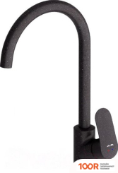 Кухонная мойка Berge BR-5850 + СМЕСИТЕЛЬ AM.PM LIKE F8007122 (ЧЕРНЫЙ) (130572)