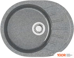 Кухонная мойка Berge BG-5801 (ГРАФИТ ГЛЯНЦЕВЫЙ) (130522)