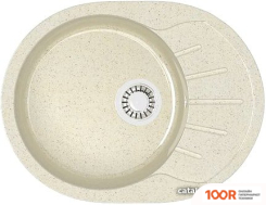 Кухонная мойка Berge BG-5801 (БЕЖЕВЫЙ ГЛЯНЦЕВЫЙ) (130520)