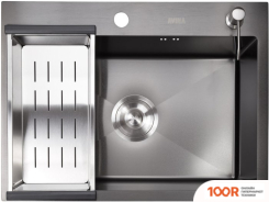 Кухонная мойка Avina HM6048 PVD (ГРАФИТ) (130390)