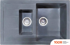 Кухонная мойка AV Engineering PLATINUM AV765495PGR (СЕРЫЙ) (130361)