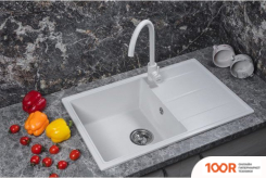 Кухонная мойка AV Engineering BENEFIT AVE730470WTA (БЕЛЫЙ) (130307)