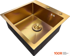 Кухонная мойка Asteria A5050GL-D1 (ЗОЛОТО ДЕКОР) (130291)