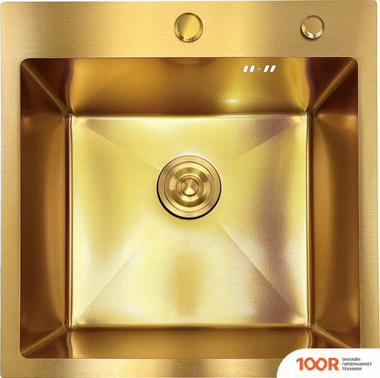 Кухонная мойка Asteria A5050GL-D1 (ЗОЛОТО ДЕКОР) (130291)