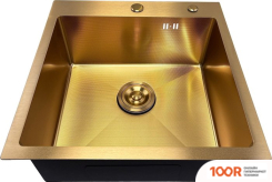 Кухонная мойка Asteria A5050GL-D1 (ЗОЛОТО ДЕКОР) (130291)