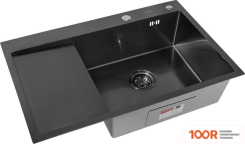 Кухонная мойка ARFEKA ECO AR 780*500 R BLACK PVD NANO (130207)