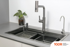 Кухонная мойка ARFEKA ECO AR 680*460 T SATIN (130197)