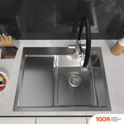 Кухонная мойка ARFEKA ECO AR 650*500 R SATIN (130191)