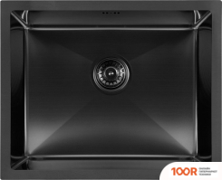 Кухонная мойка ARFEKA ECO AR 550*450 BLACK PVD NANO DECOR MILLET GRAINS (130154)