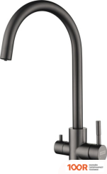 Кухонная мойка ARFEKA ECO AR 450*500 + CМЕСИТЕЛЬ DIONE BLACK PVD (130092)