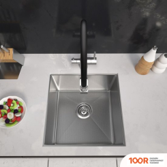 Кухонная мойка ARFEKA ECO AR 450*450 SATIN DECOR MILLET GRAINS (130091)