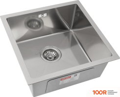 Кухонная мойка ARFEKA ECO AR 450*450 SATIN DECOR MILLET GRAINS (130091)