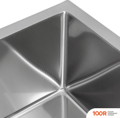 Кухонная мойка ARFEKA ECO AR 450*450 SATIN DECOR MILLET GRAINS (130091)