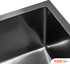 Кухонная мойка ARFEKA ECO AR 450*450 BLACK PVD NANO DECOR MILLET GRAINS (130087)