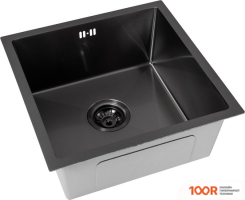 Кухонная мойка ARFEKA ECO AR 450*450 + CМЕСИТЕЛЬ JAPETO BLACK PVD (130081)