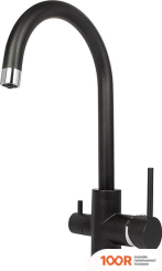 Кухонная мойка Aquasanita SIMPLEX SQS100 + SABIADUO 2963 (ЧЕРНЫЙ МЕТАЛЛИК 601) (129885)