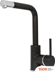 Кухонная мойка Aquasanita SIMPLEX SQS100 + FORTE 5553 (ЧЕРНЫЙ МЕТАЛЛИК 601) (129883)