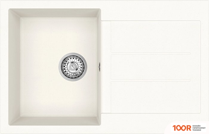 Кухонная мойка Aquasanita ROCK SQR 103 710 AW (БЕЛЫЙ) (129880)