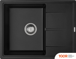 Кухонная мойка Aquasanita ROCK SQR 102 + CМЕСИТЕЛЬ SABIA 5523 (ЧЕРНЫЙ МЕТАЛЛИК 601) (129866)