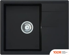 Кухонная мойка Aquasanita ROCK SQR 102 (ЧЕРНЫЙ МЕТАЛЛИК 601) (129863)